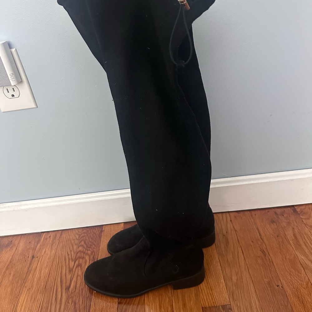 Elegant Black Over the Knee Boots